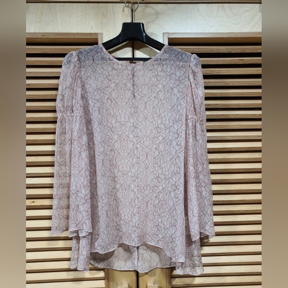 JILL STUART Floral pink blouse